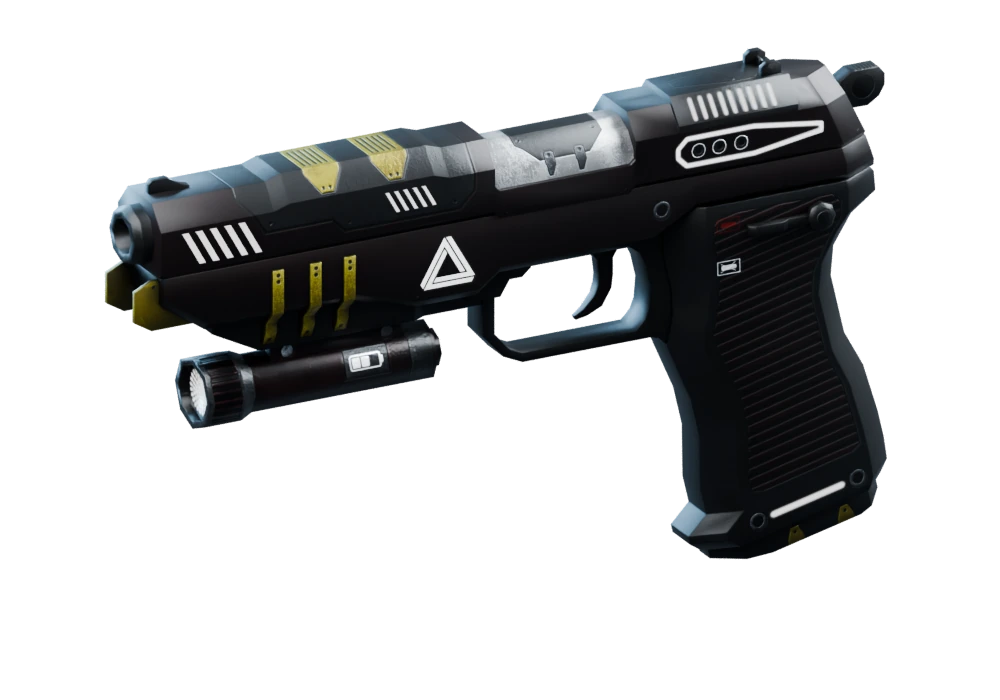 Boom pistol: Boom pistol weapon model.