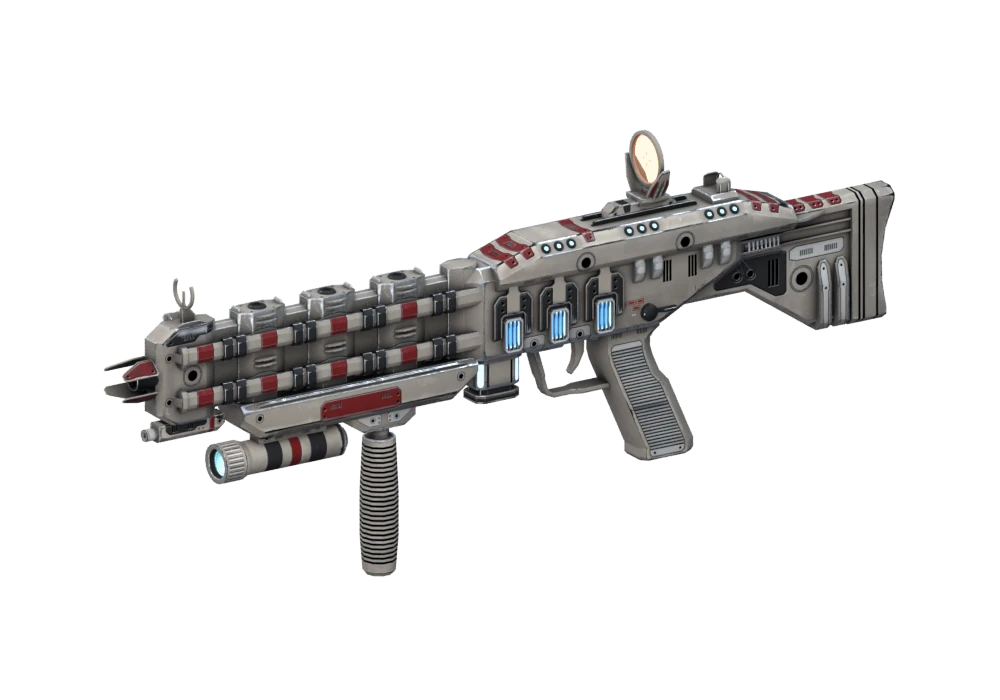 Ray weapon design.